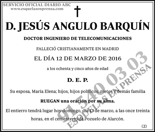 Jesús Angulo Barquín